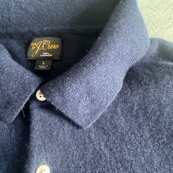 Cashmere JCREW polo, size L. Like new - Picture 4 of 4